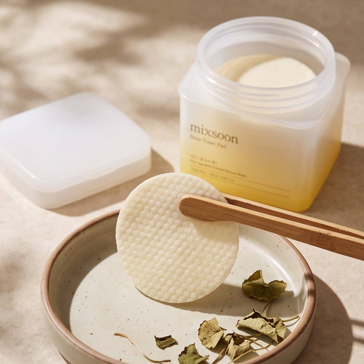 Mixsoon Bean Toner Pad, tonerpads med fermentert soya, 70 stk.