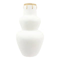 Nadia abstrakt vase, hvit