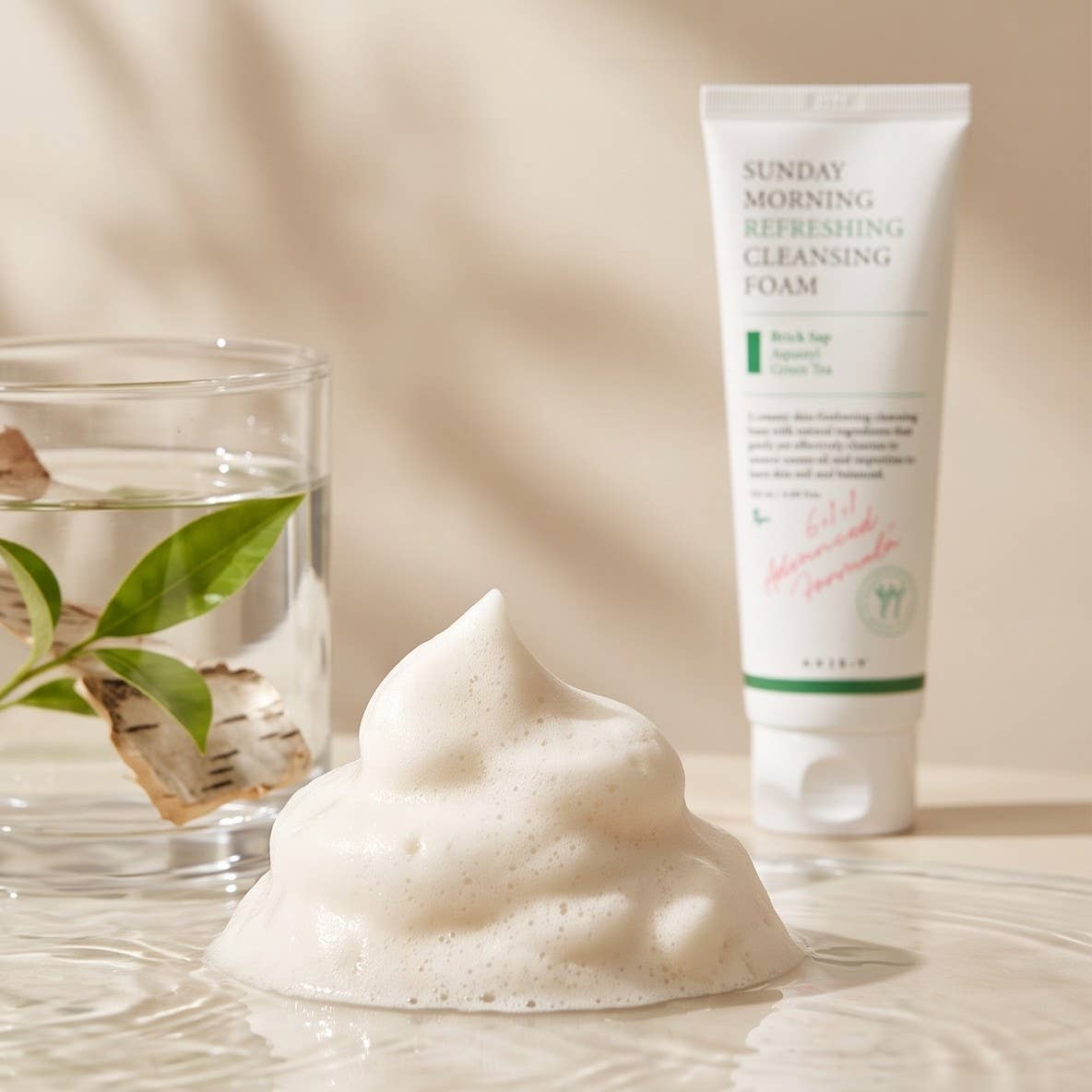 Axis-Y Sunday Morning Refreshing Cleansing Foam, mild rensekrem
