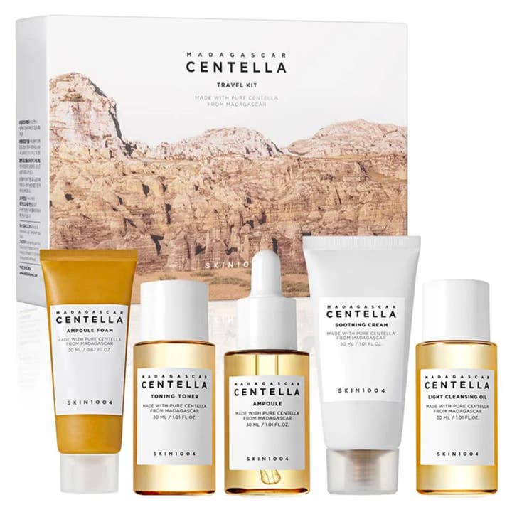 SKIN1004 Madagascar Centella Travel Kit, 5 deler