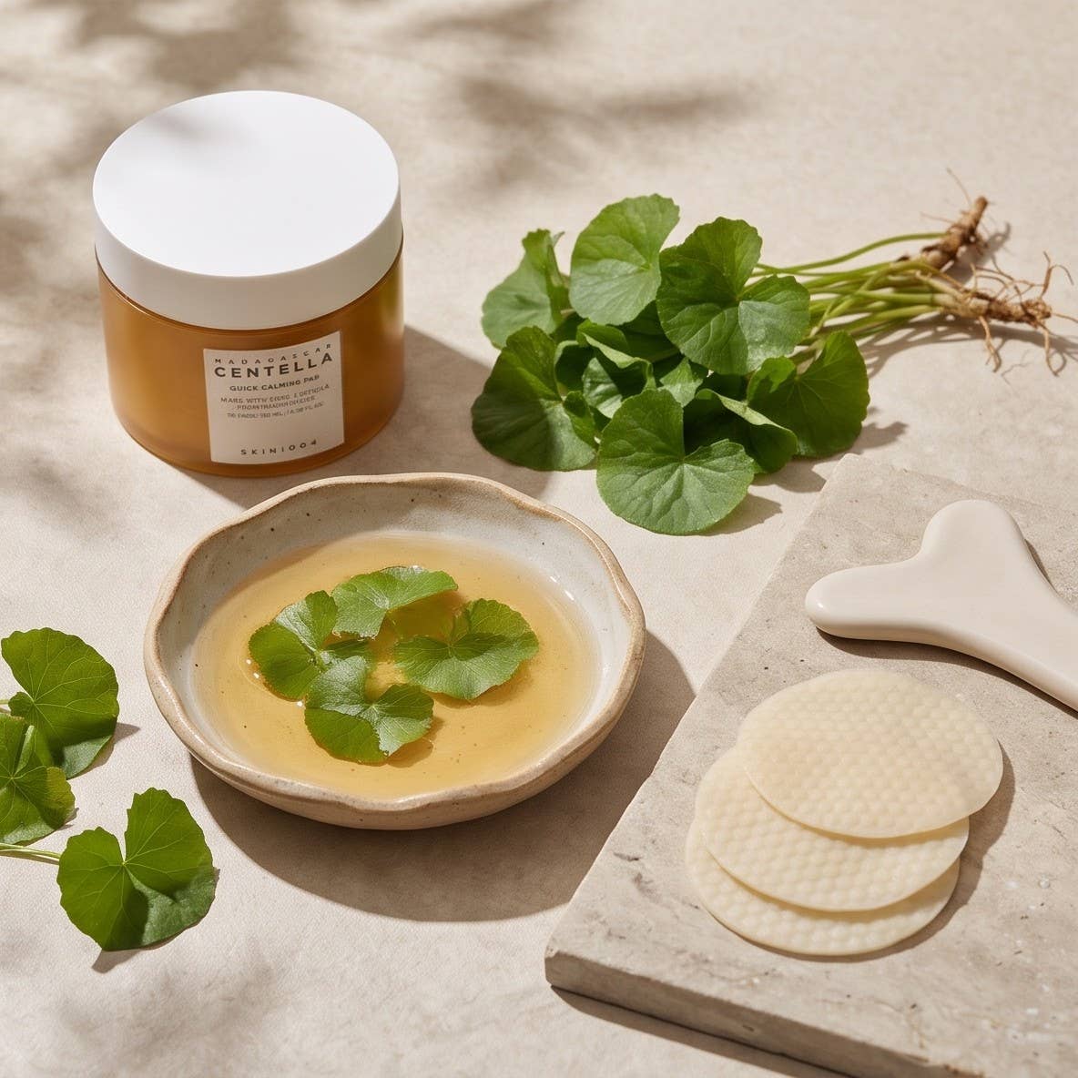 SKIN1004 Madagascar Centella Quick Calming Pad, beroligende pads, 70 stk.