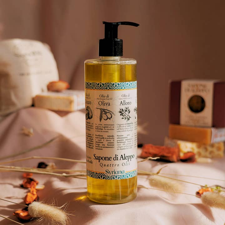 Liquid Aleppo Soap | A Mosaic of Precious Oils | 400 ml