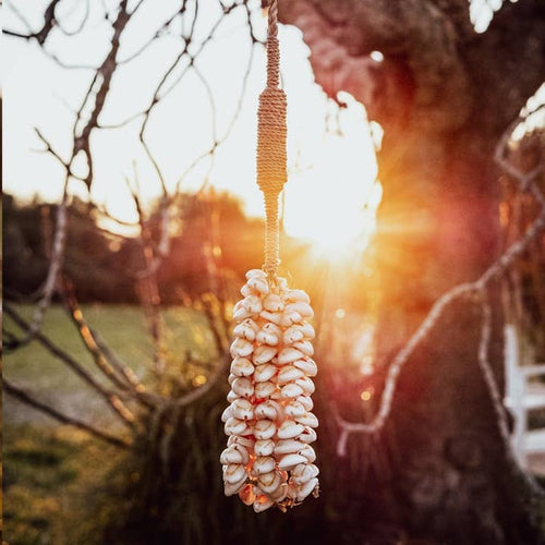 Cowrie Shell Wall Hanger | 6 Strands | 68 cm | Handmade in Bali