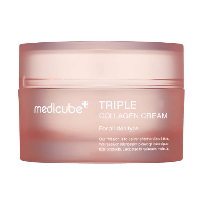 Medicube Triple Collagen Cream 4.0 | Glass Skin Moisturiser | 50 ml | K-Beauty | Made in South Korea