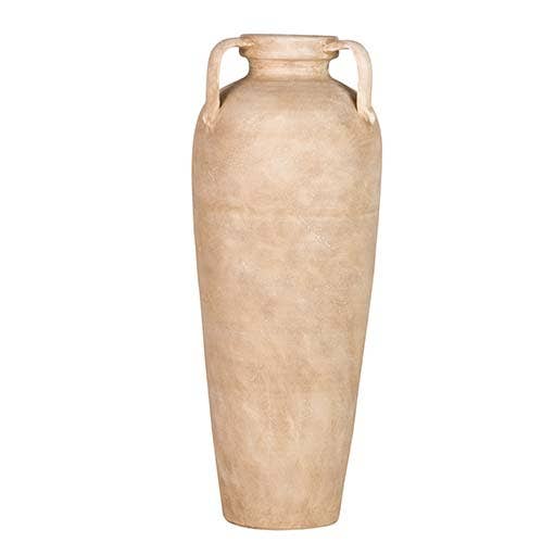 Large Brown Ceramic Vase | 30 × 30 × 80 cm