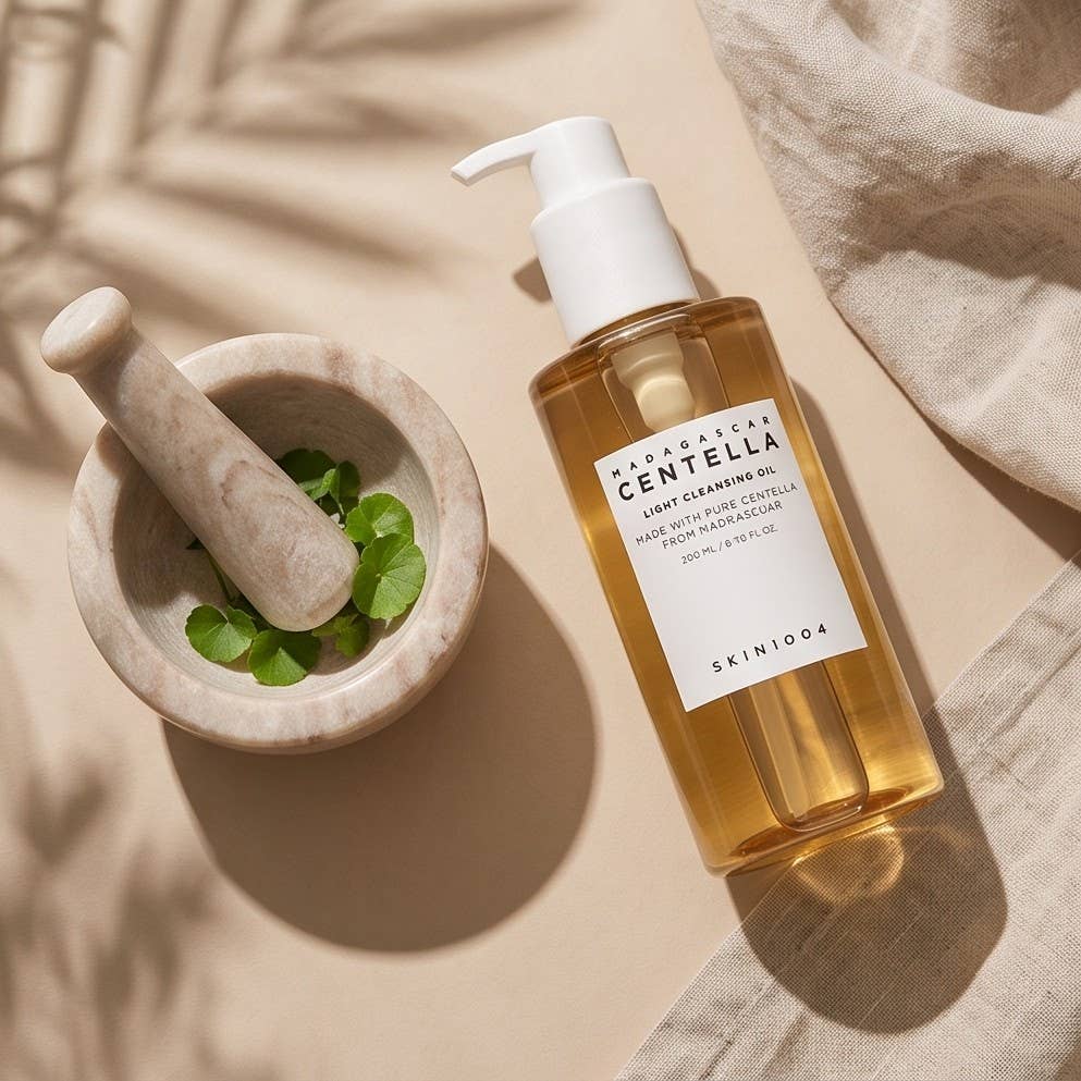 SKIN1004 Madagascar Centella Light Cleansing Oil, lett rensolje, 200 ml