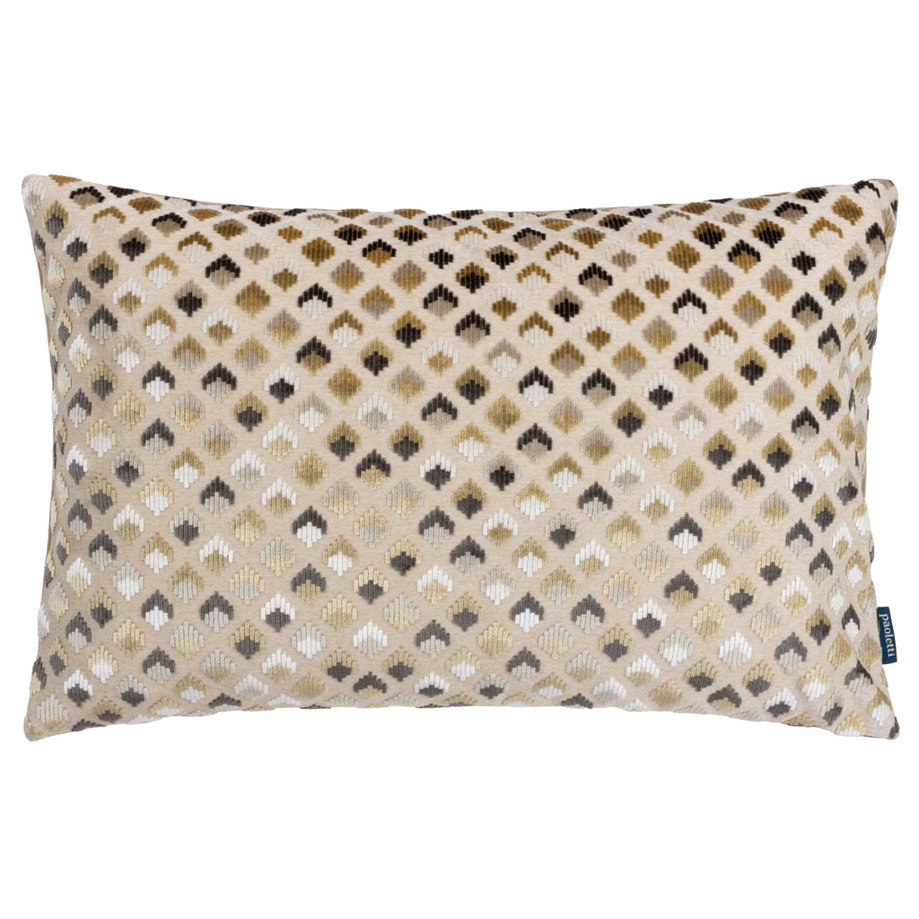 Lexington pute i jacquardvelur, Warm Taupe, 40 × 60 cm