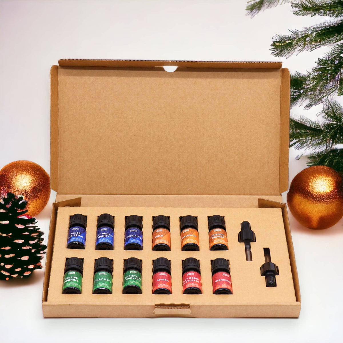 Fragrance Set, gaveeske med 12 duftoljer, 12 × 5 ml